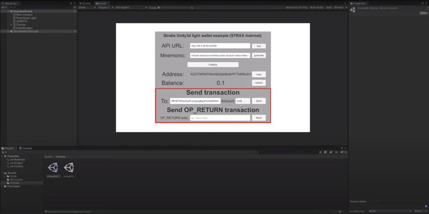 How to create a Stratis Blockchain using C# scripts in Unity3D
